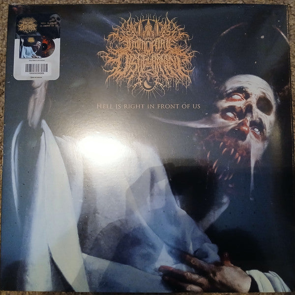 IMMORTAL DISFIGUREMENT - HELL IS RIGHT IN FRONT OF US (BLACK WITH RED SPLATTER VINYL)