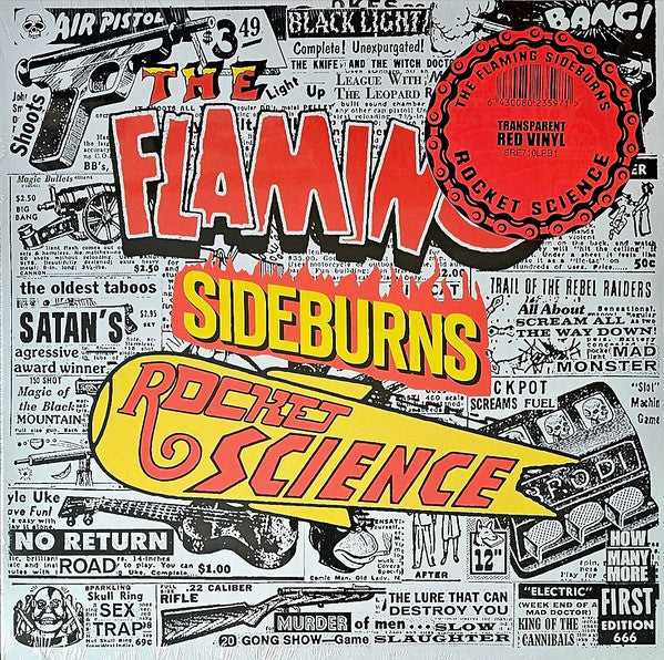 FLAMING SIDEBURNS - ROCKET SCIENCE (ORIGINAL ARTYFACTS FROM THE PSYCHEDELIC ERA 1996-1999) (COLORED VINYL)