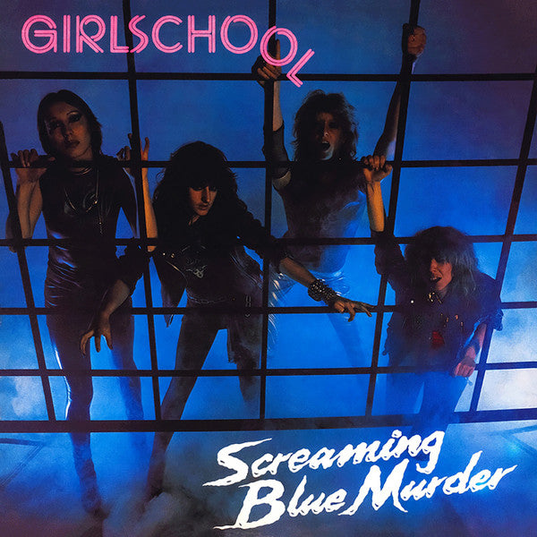 GIRLSCHOOL - SCREAMING BLUE MURDER (BLUE MARBLE VINYL)