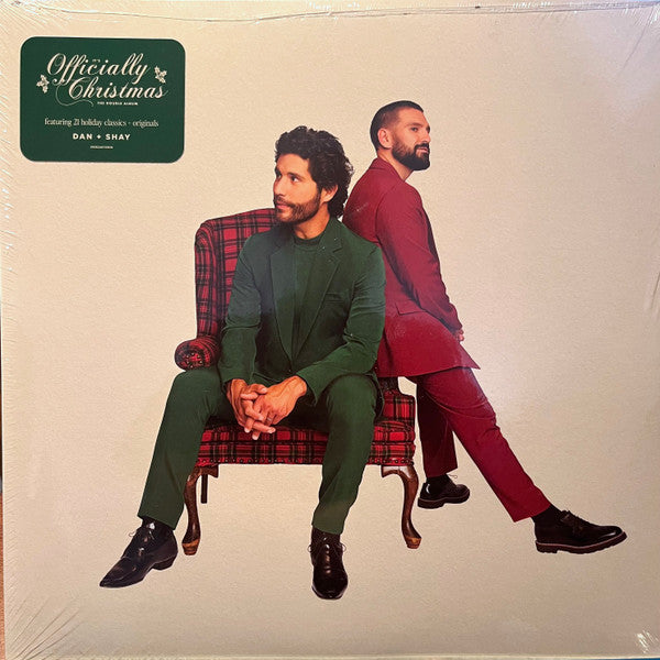 DAN & SHAY - IT'S OFFICIALLY CHRISTMAS: THE DOUBLE ALBUM (2LP/APPLE OPAQUE/EVERGREEN OPAQUE VINYL)