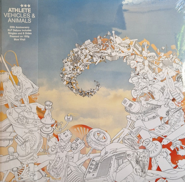 ATHLETE - VEHICLES & ANIMALS (20TH ANNIVERSARY/DELUXE ED./2LP/BLUE VINYL)