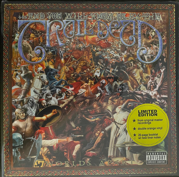 & YOU WILL KNOW US BY THE TRAIL OF DEAD - WORLDS APART (ORANGE VINYL/2LP)