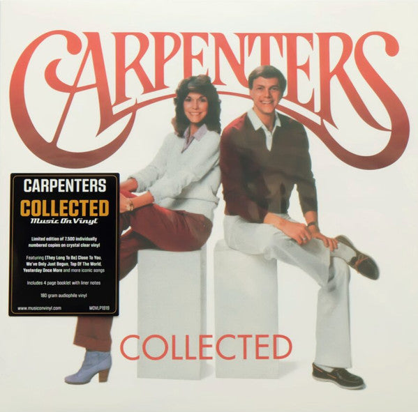 CARPENTERS - COLLECTED (CRYSTAL CLEAR VINYL/180G/NUMBERED/2LP)