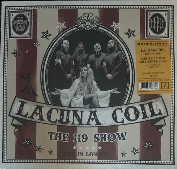 LACUNA COIL - 119 SHOW (LIVE IN LONDON) (GOLD VINYL/3LP)