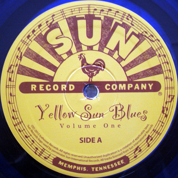 VARIOUS ARTISTS - YELLOW SUN BLUES VOLUME 1 (TRANSLUCENT BLUE VINYL/BOOKLET/NUMBERED/LIMITED)