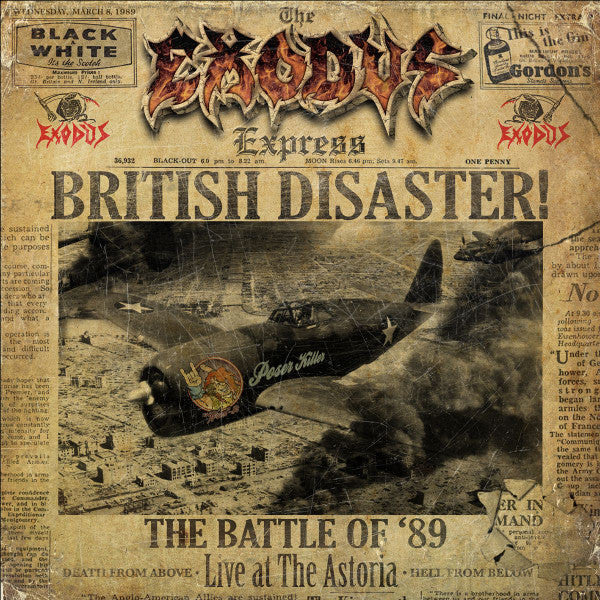 EXODUS - BRITISH DISASTER: BATTLE OF 89 LIVE AT THE ASTORIA (GOLD VINYL/2LP)