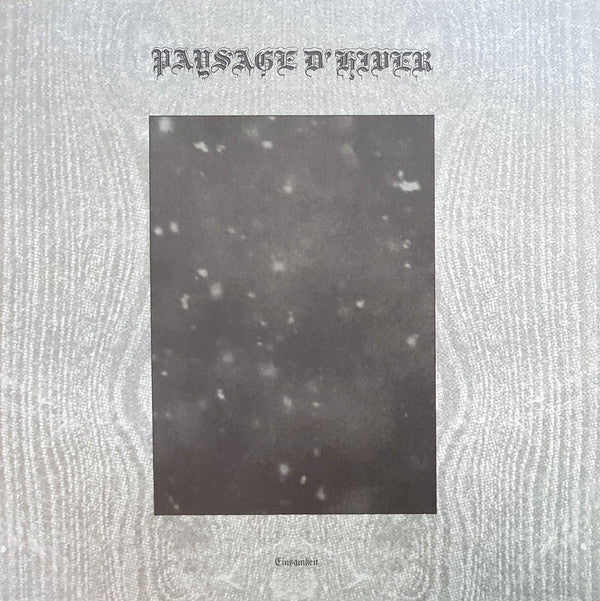 PAYSAGE D'HIVER - EINSAMKEIT