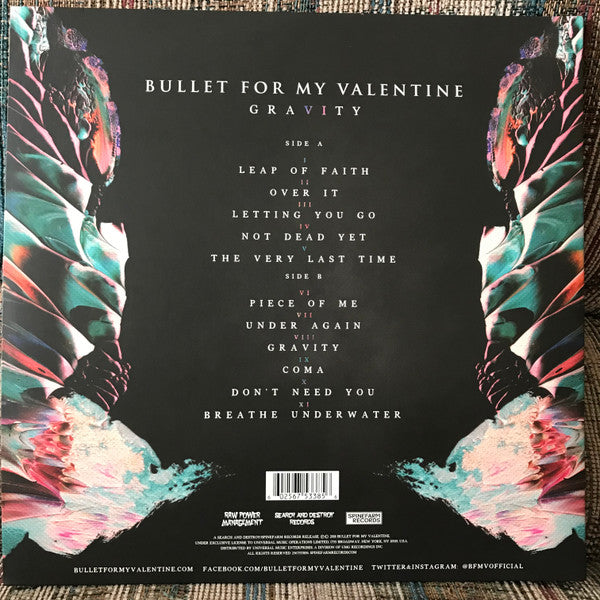 BULLET FOR MY VALENTINE - GRAVITY (LIMITED EDITION COVER)