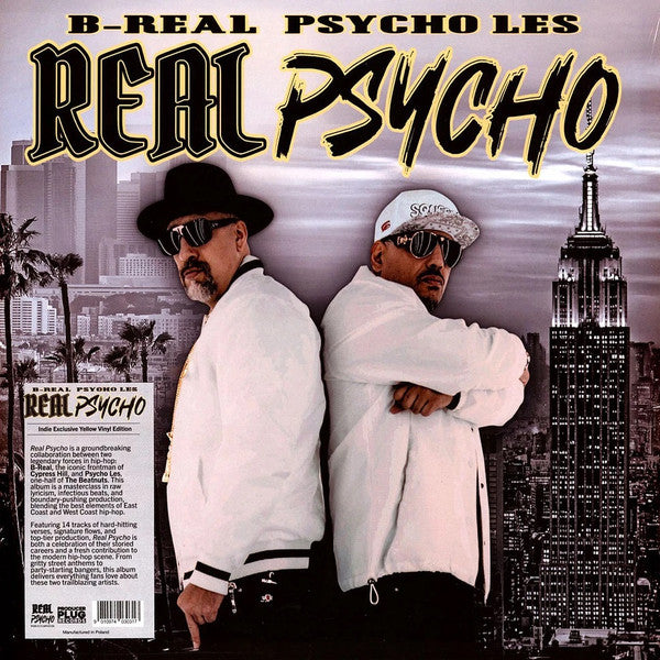 B-REAL & PSYCHO LES - REAL PSYCHO (YELLOW VINYL)