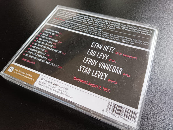 GETZ,STAN - AWARD WINNER (4 BONUS TRACKS)