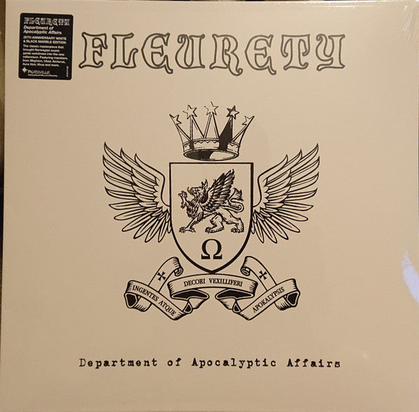 FLEURETY - DEPARTMENT OF APOCALYPTIC AFFAIRS (WHITE & BLACK MARBLE VINYL)