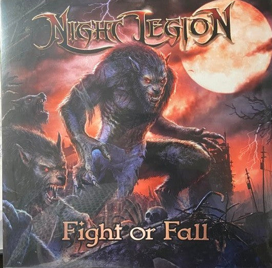 NIGHT LEGION - FIGHT OR FALL (RED VINYL)