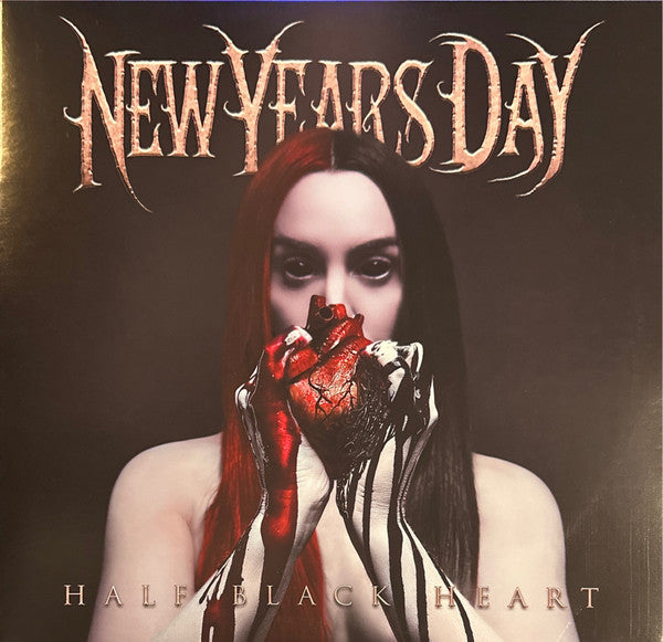 NEW YEARS DAY - HALF BLACK HEART (SILVER VINYL)
