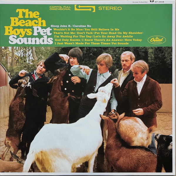 BEACH BOYS - PET SOUNDS (YELLOW-GREEN SPLATTER)
