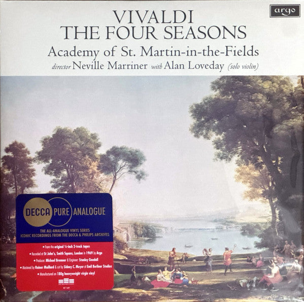 LOVEDAY ALAN & ACADEMY OF ST. MARTIN IN THE FIELDS & SIR NEVILLE MARRINER - VIVALDI: THE FOUR SEASONS (DECCA PURE ANALOG SERIES) (180G)