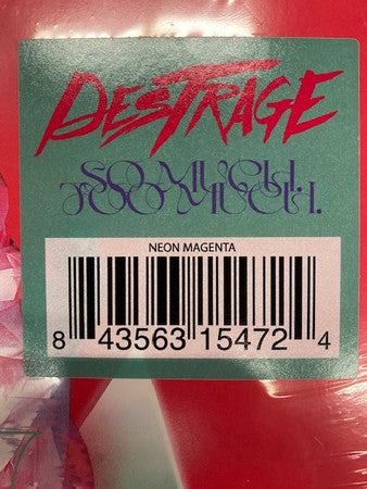 DESTRAGE - SO MUCH. TOO MUCH. (MAGENTA VINYL)