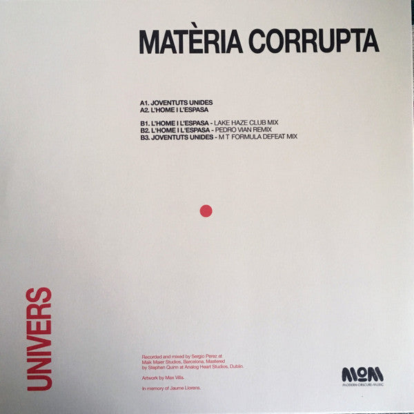 UNIVERS - MATERIA CORRUPTA