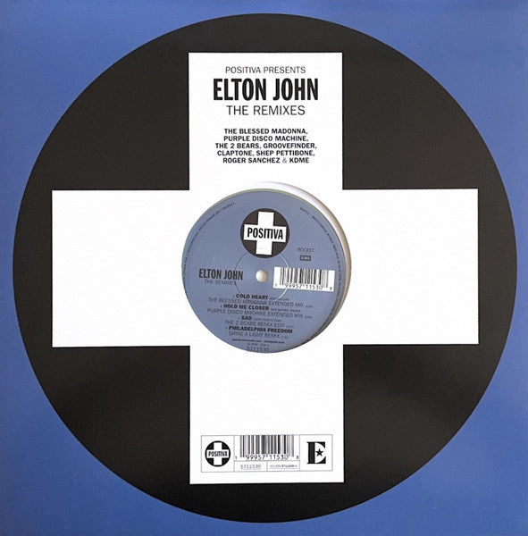 JOHN ELTON - POSITIVA PRESENTS: ELTON JOHN - THE REMIXES (GLOW-IN-THE-DARK VINYL/SIGNATURE POSITIVA SLEEVE)