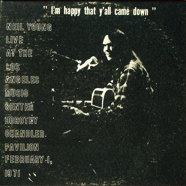 YOUNG NEIL - DOROTHY CHANDLER PAVILION 1971