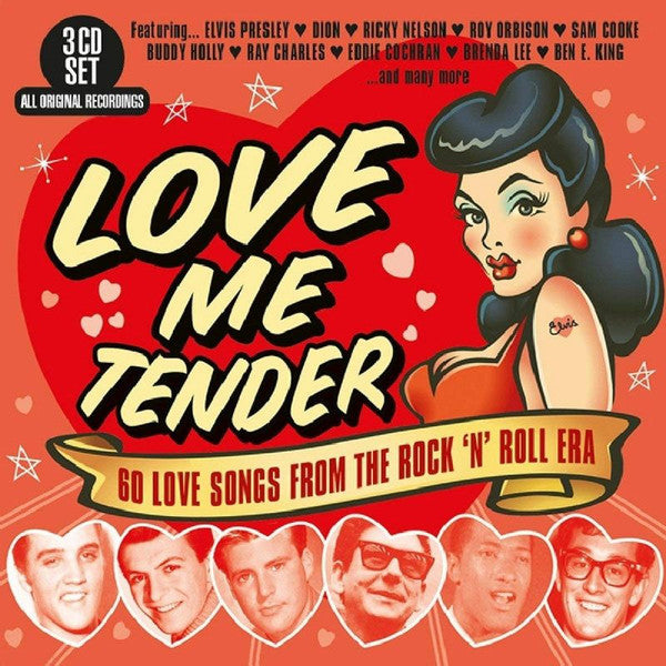 VARIOUS ARTISTS - LOVE ME TENDER - 60 LOVE SONGS FROM THE ROCK 'N' ROLL ERA