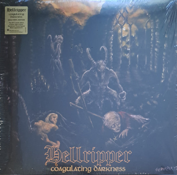 HELLRIPPER - COAGULATING DARKNESS (GOLD VINYL)
