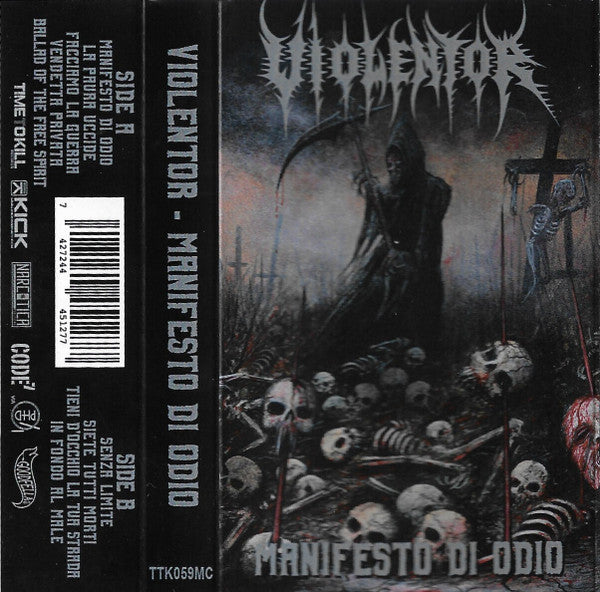 VIOLENTOR - MANIFESTO DO ODIO (LIMITED CASSETTE)