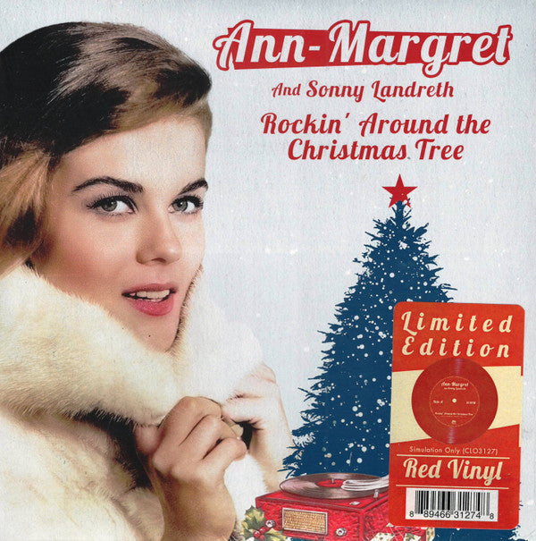 ANN-MARGRET & SONNY LANDRETH - ROCKIN' AROUND THE CHRISTMAS TREE (RED 7INCH)