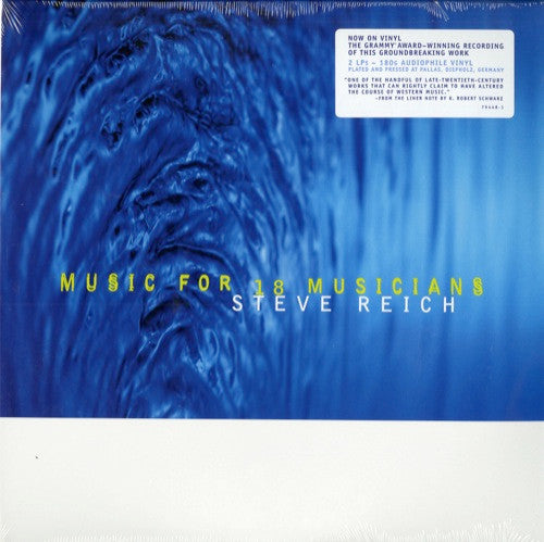 REICH STEVE - MUSIC FOR 18 MUSICIANS (180G)