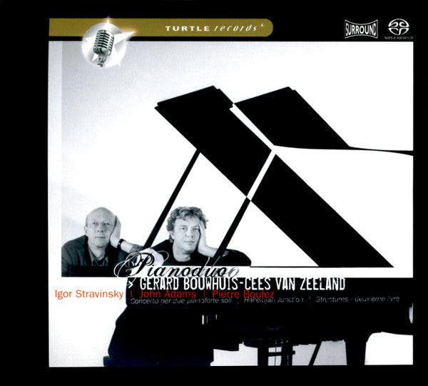 BOUWHUIS,GERARD / CEES VAN ZEELAND - PIANODUO: STRAVINSKY/ADAMS/BOULEZ S