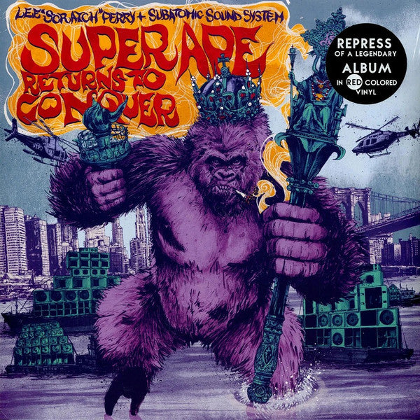 PERRY LEE SCRATCH & SUBATOMIC SOUND SYSTEM - SUPER APE RETURNS TO CONQUER (RED VINYL)