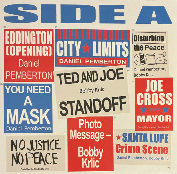 PEMBERTON,DANIEL & BOBBY KRLIC - EDDINGTON OST (SPLIT RED & BLUE VINYL)