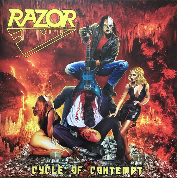 RAZOR - CYCLE OF CONTEMPT (NEON YELLOW VINYL)