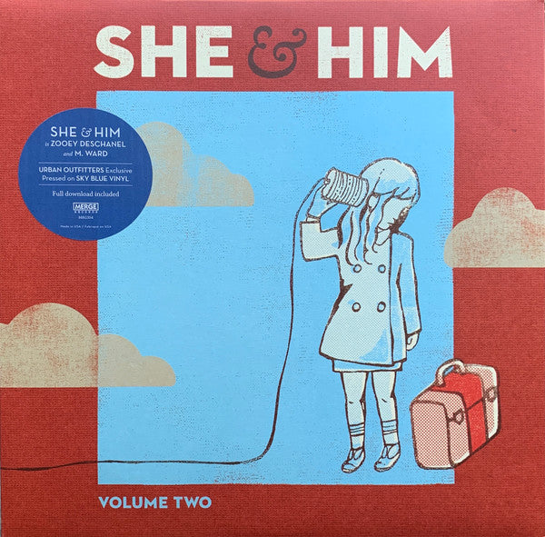 SHE & HIM - VOLUME TWO (SKY BLUE VINYL)
