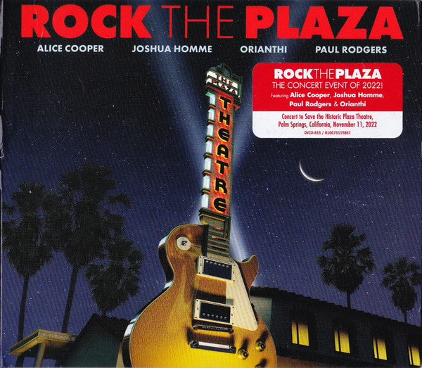 VARIOUS ARTISTS - ROCK THE PLAZA: CONCERT TO SAVE THE HISTORIC PLAZA THEATRE IN PALM SPRINGS