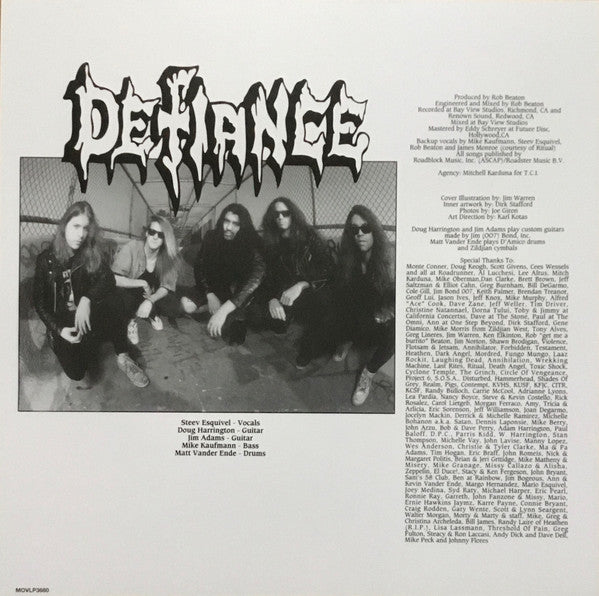 DEFIANCE - BEYOND RECOGNITION (TRANSLUCENT PURPLE VINYL/180G)