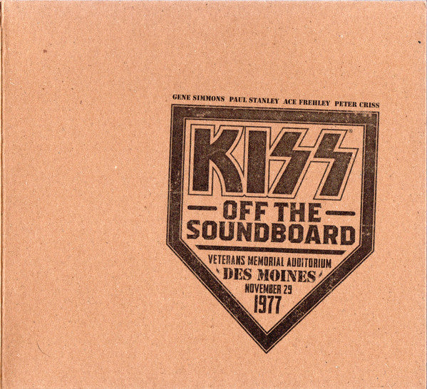 KISS - KISS OFF THE SOUNDBOARD: LIVE IN DES MOINES