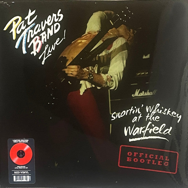 TRAVERS,PAT - SNORTIN' WHISKEY AT THE WARFIELD (RED VINYL)
