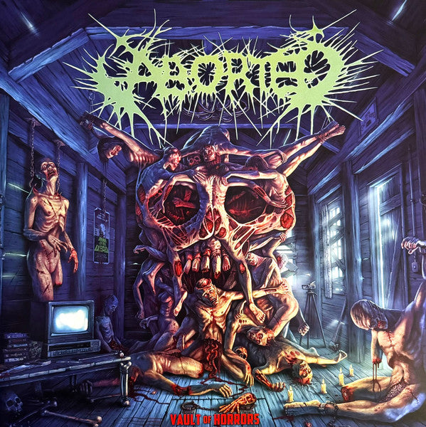 ABORTED - VAULT OF HORRORS (PURPLE BLACK SPLIT VINYL)
