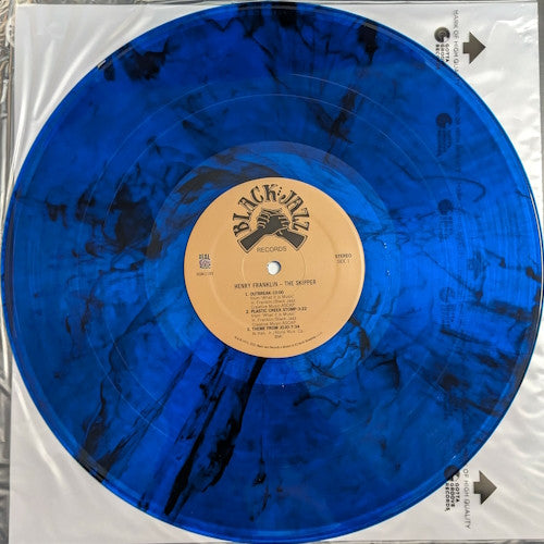 FRANKLIN,HENRY - SKIPPER - REMASTERED (BLUE WITH BLACK SWIRL VINYL)