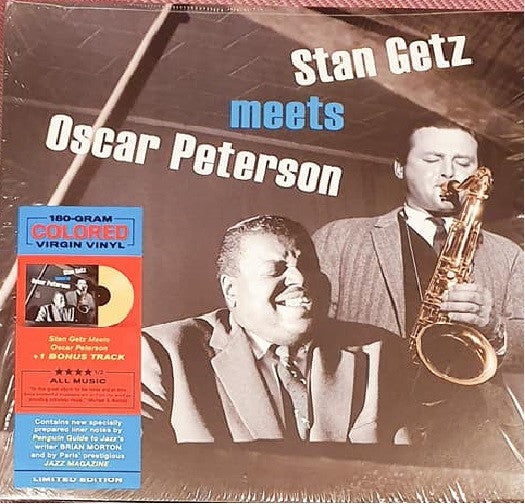 GETZ,STAN & OSCAR PETERSON - STAN GETZ MEETS OSCAR PETERSON (180G/SOLID ORANGE VIRGIN VINYL)