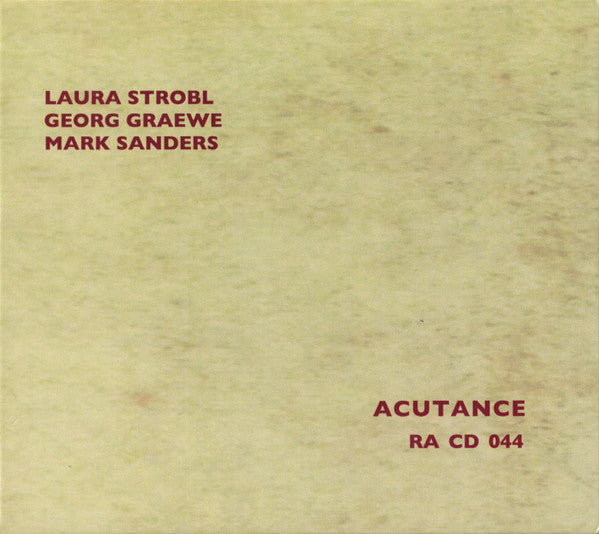 STROBL,LAURA & GEORG GRAEWE & MARK SANDERS - ACUTANCE