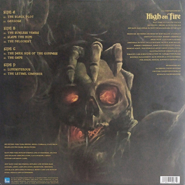 HIGH ON FIRE - LUMINIFEROUS (OPAQUE OLIVE GREEN VINYL)