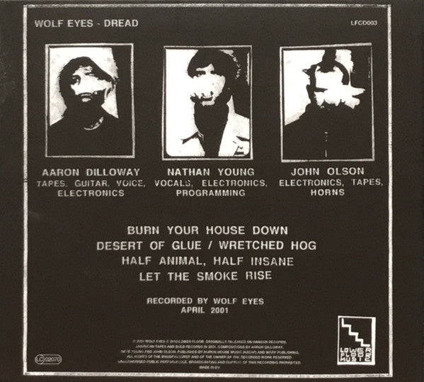 WOLF EYES - DREAD (BONUS HIDDEN TRACK)