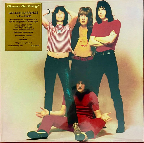 GOLDEN EARRING - ON THE DOUBLE (CRYSTAL CLEAR VINYL/2LP/180G/NUMBERED)