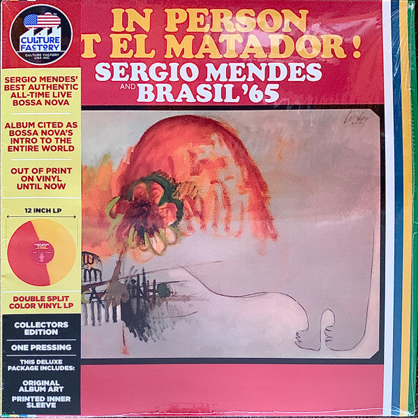 MENDES,SERGIO - IN PERSON AT EL MATADOR (RED/YELLOW BI COLOR EFFECT VINYL)