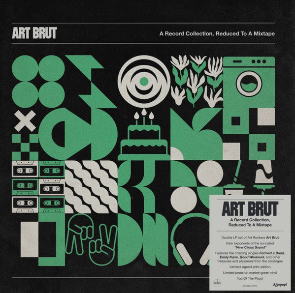 ART BRUT - RECORD COLLECTION, REDUCED TO A MIXTAPE (140G/GREEN VINYL/2LP)