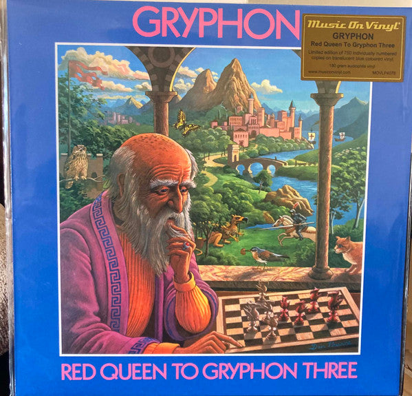 GRYPHON - RED QUEEN TO GRYPHON THREE (TRANSLUCENT BLUE VINYL/180G/NUMBERED)