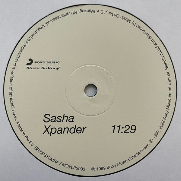 SASHA - XPANDER (2-12INCH/180G/INNERSLEEVES)