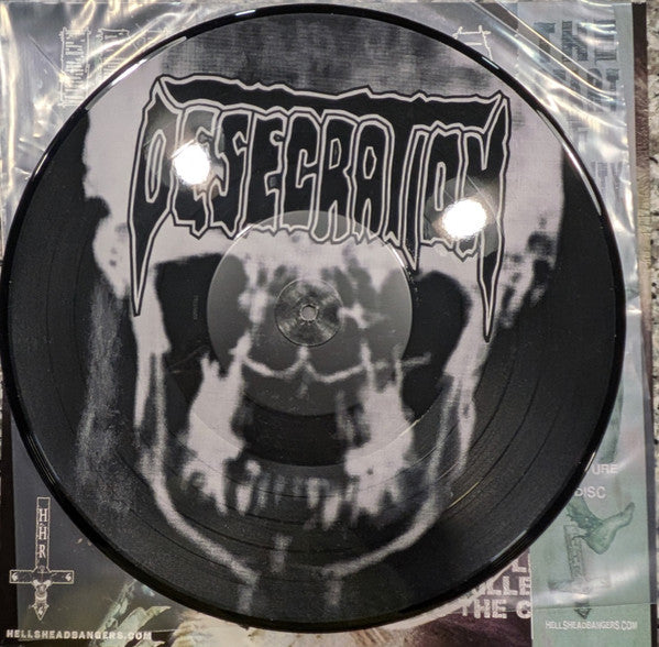 DESECRATION - INHUMAN (CRYSTAL CLEAR/WHITE/BLACK RIPPLE VINYL)