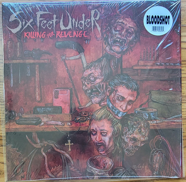 SIX FEET UNDER - KILLING FOR REVENGE (BLOODSHOT VINYL)